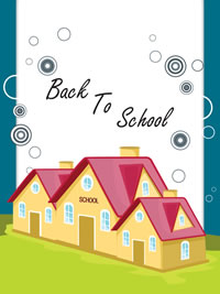 back to school - house